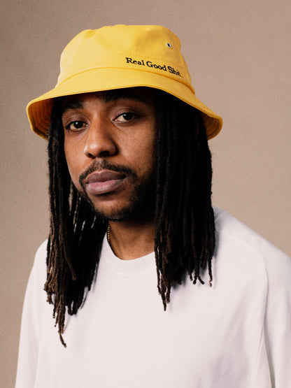 Real Good Shit All-Weather Bucket Hat (Yellow)