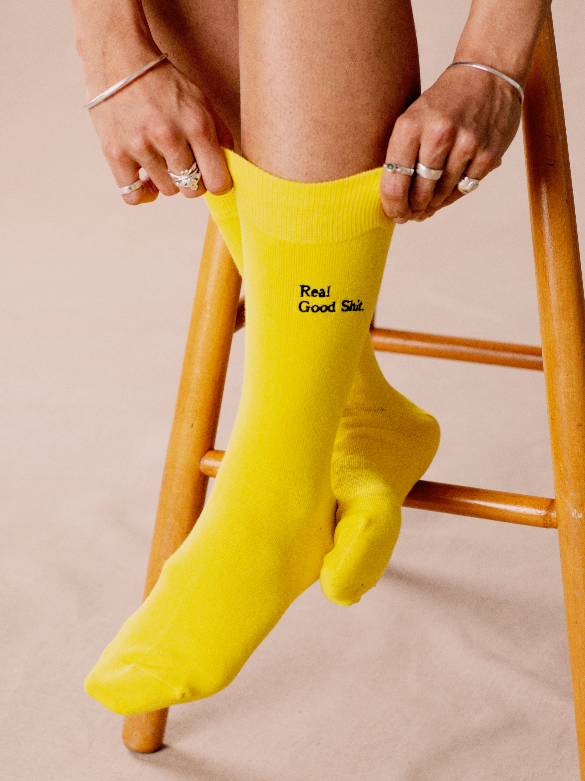 Real Good Shit Socks (Yellow)