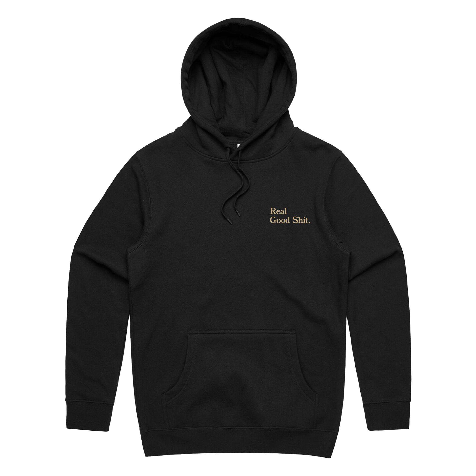 Real Good Shit (Black) Pullover Hoodie