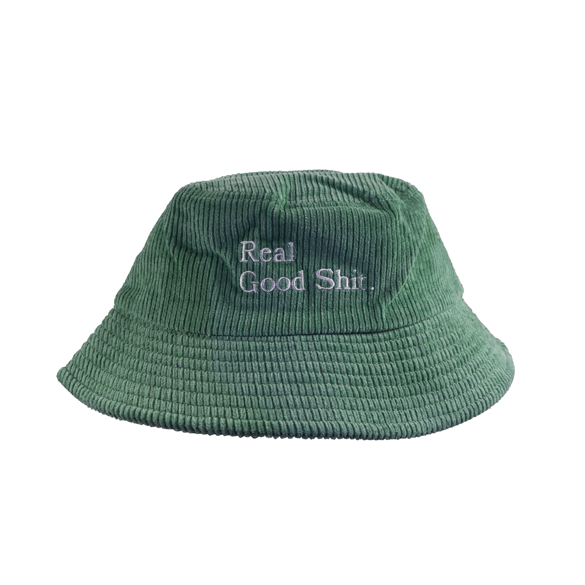 Real Good Shit (Green) Corduroy Bucket Hat