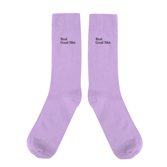 Real Good Shit Socks (Lilac)