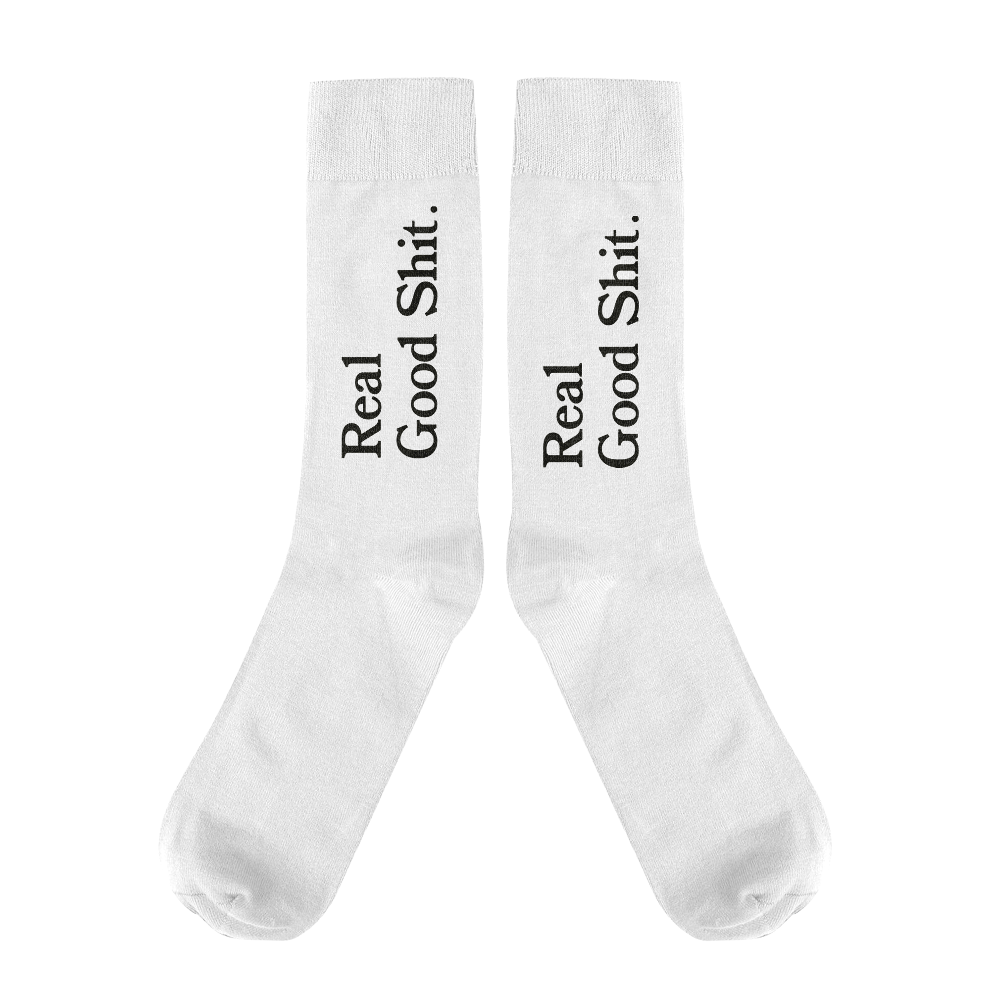 Real Good Shit (White) Socks