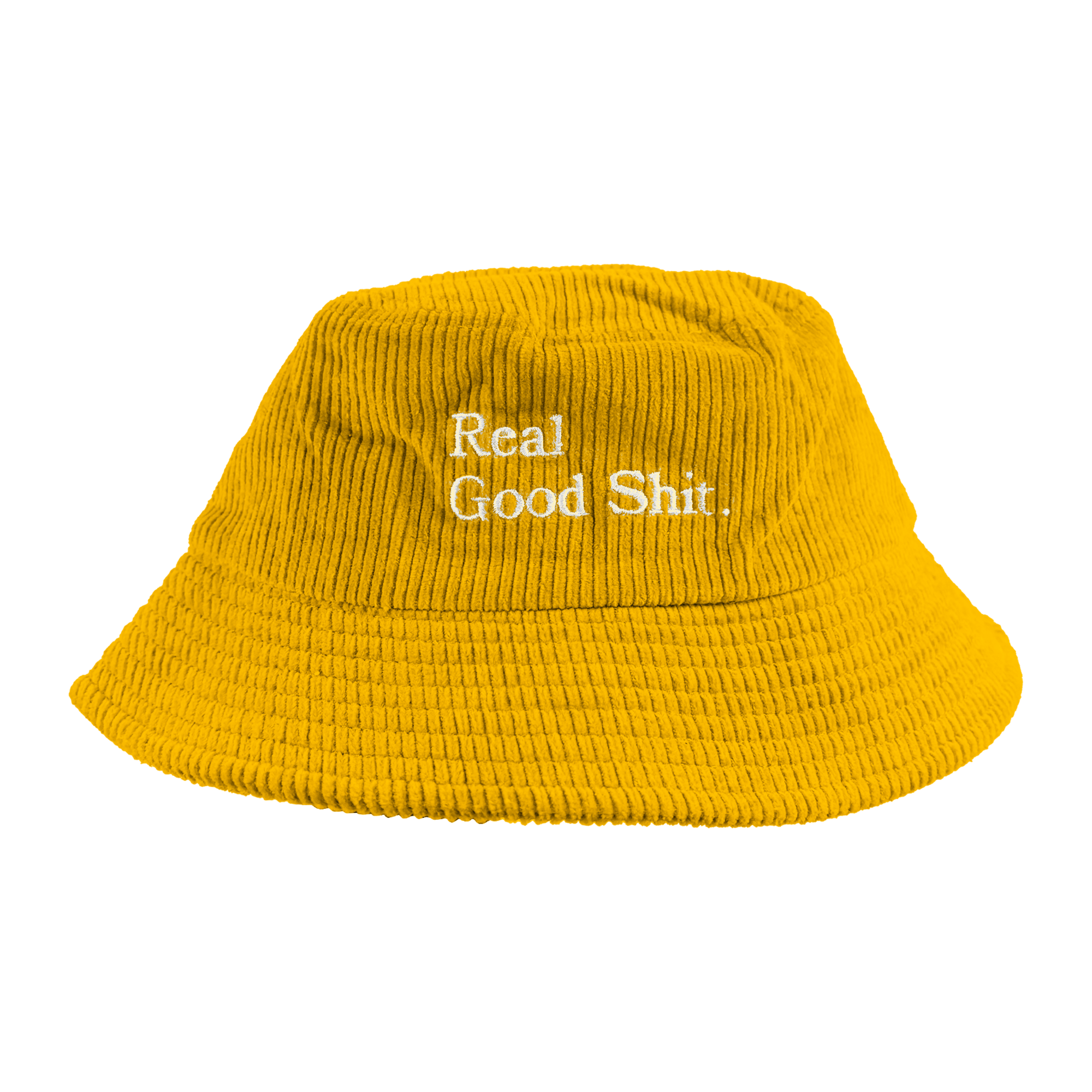 Real Good Shit (Mustard) Cordoroy Bucket Hat